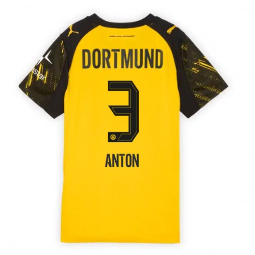Dres Borussia Dortmund Waldemar Anton #3 Domáci pre Ženy 2025-26 Krátky Rukáv